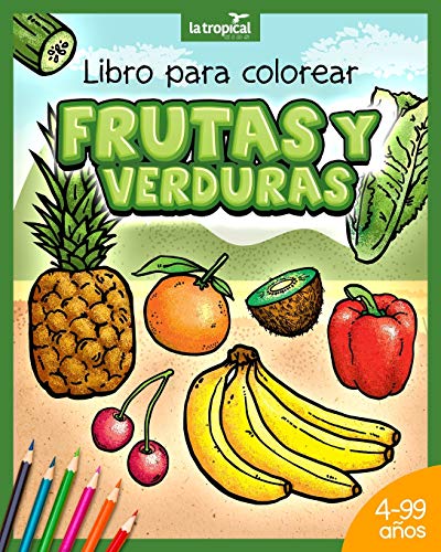 9783969080108: Libro para colorear Frutas y Verduras: Motivos nicos y datos en lenguaje sencillo que promueven la sana alimentacin de nios y nias desde los 4 ... y aprende con vegetales. (Spanish Edition)