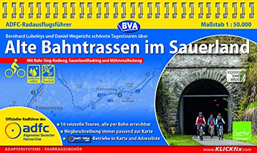 9783969900369: ADFC-Radausflugsfhrer Alte Bahntrassen im Sauerland 1:50.000 praktische Spiralbindung, rei- und wetterfest, GPS-Tracks Download: Mit Ruhr-Sieg-Radweg, SauerlandRadring und Mhnetal-Radweg