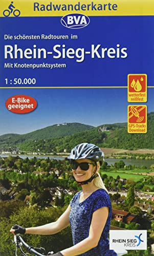 Beispielbild fr Radwanderkarte BVA Radwandern im Rhein-Sieg-Kreis 1:50.000, rei- und wetterfest, GPS-Tracks Download: Mit Knotenpunktsystem (Radwanderkarte 1:50.000) zum Verkauf von medimops