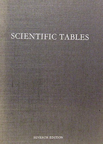 9783980124409: Documenta Geigy Scientific Tables