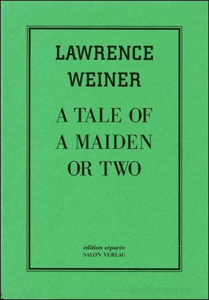 A Tale of a Maiden or Two (9783980481212) by LAWRENCE). Weiner (WEINER