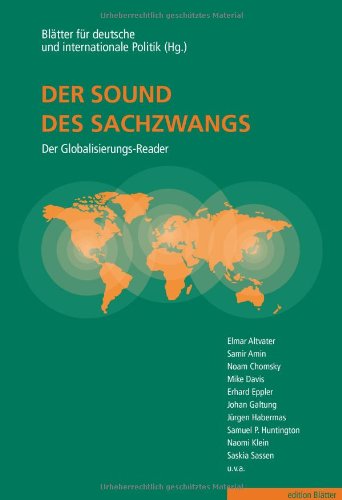 Der Sound des Sachzwangs - Der Globalisierungs-Reader - Elmar Altvater, Noam Chomsky