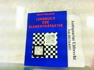 Stock image for Lehrbuch der Elementartaktik for sale by medimops