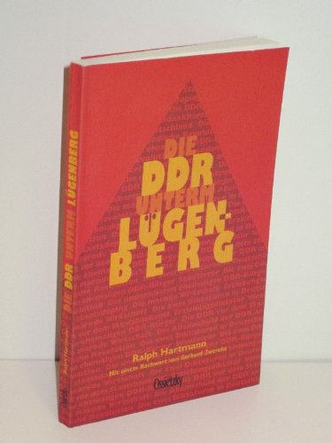 9783980813730: Die DDR unterm Lgenberg