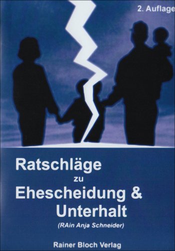 Stock image for Ratschlge zu Ehescheidung und Unterhalt for sale by medimops