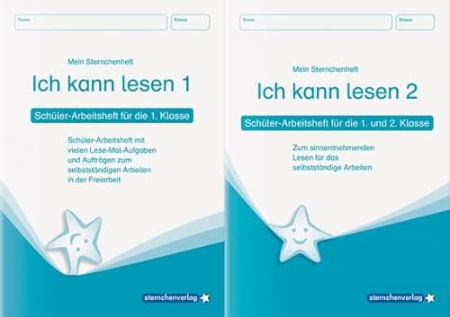 9783981220728: Ich kann lesen 1 und Ich kann lesen 2 als Kombi, Schler-Arbeitshefte fr die 1. und 2. Klasse: zwei Schlerarbeitshefte im Set