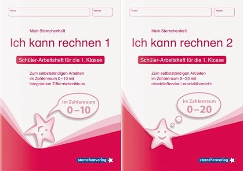 9783981220759: Ich kann rechnen 1 und Ich kann rechnen 2 als Kombi, Schler-Arbeitshefte fr die 1. Klasse: zwei Schlerarbeitshefte im Set