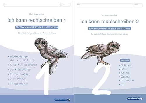 9783981220780: Ich kann rechtschreiben 1 und Ich kann rechtschreiben 2 als Kombi, Schler-Arbeitshefte fr die 2. und 3. Klasse: zwei Schlerarbeitshefte im Set