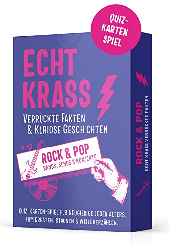 Beispielbild fr Echt krass verrckte Fakten & kuriose Geschichten - Rock & Pop-Quiz-Spiel mit unglaublichen, aber wahren Ereignissen aus der Musik-Geschichte. (Echt . verrckte Fakten und kuriose Geschichten.) zum Verkauf von medimops