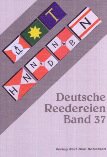 Imagen de archivo de Deutsche Reedereien Band 37. a la venta por Antiquariat Bernhardt