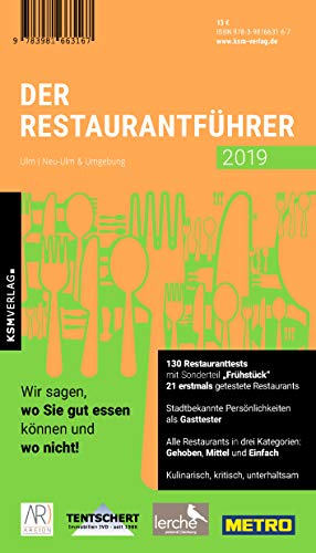 Beispielbild fr Der Restaurantfhrer 2019 Ulm/Neu-Ulm und Umgebung zum Verkauf von medimops