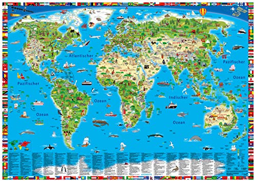 Beispielbild fr Erlebnis illustrierte Weltkarte Planokarte zum Verkauf von Blackwell's
