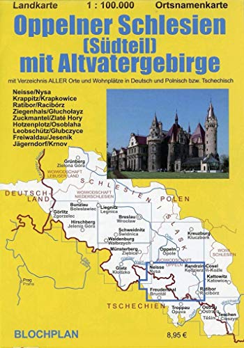 Beispielbild fr Landkarte Oppelner Schlesien (Sdteil) mit Altvatergebirge 1:100.000 zum Verkauf von Blackwell's