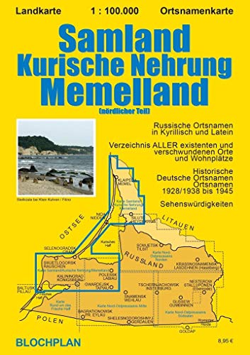 Beispielbild fr Landkarte Samland/Kurische Nehrung/Memelland 1:100 000 zum Verkauf von Blackwell's