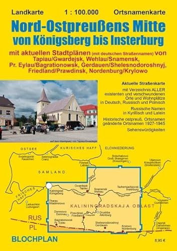 Beispielbild fr Landkarte Nord-Ostpreuens Mitte von Knigsberg bis Insterburg zum Verkauf von Blackwell's