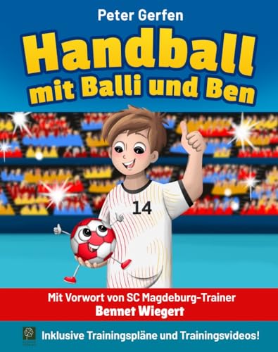 Immagine stock per Handball mit Balli und Ben