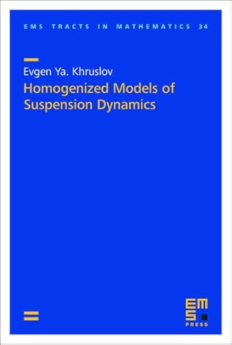9783985470099: Homogenized Models of Suspension Dynamics