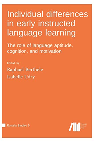 9783985540204: Individual differences in early instructed language learning