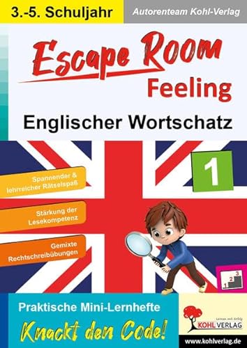9783985582709: Escape Room Feeling ENGLISCHER WORTSCHATZ: Praktisches Mini-Lernheft