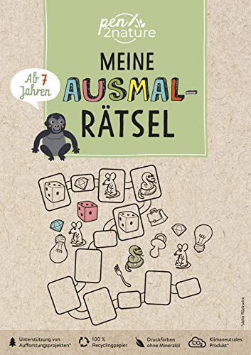 Stock image for Meine Ausmal-Rtsel. Block fr Kinder ab 7 Jahren for sale by GreatBookPrices