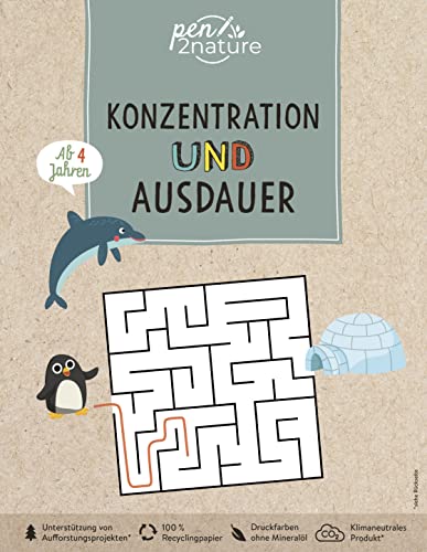 Stock image for Konzentration und Ausdauer fr Kinder ab 4 Jahren for sale by GreatBookPrices