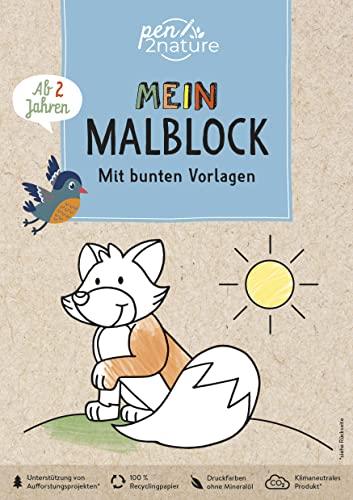 Stock image for Mein Malblock. Mit bunten Vorlagen fr Kinder ab 2 Jahren for sale by GreatBookPrices