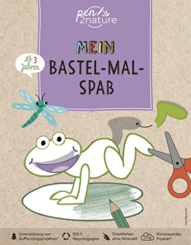 Stock image for Mein Bastel-Mal-Spa. Buntes Bastelbuch fr Kinder ab 3 Jahren for sale by Blackwell's