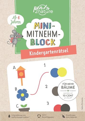 Stock image for Mini-Mitnehm-Block Kindergartenrtsel for sale by GreatBookPrices