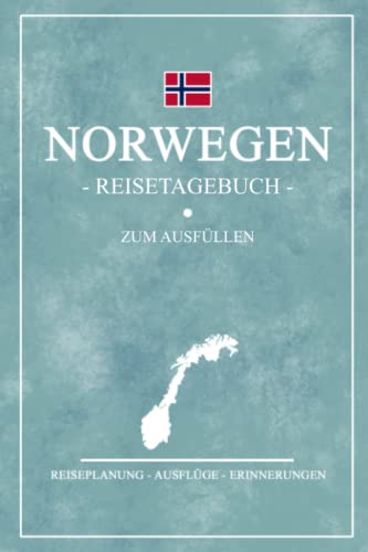 Stock image for Norwegen Reisetagebuch zum Ausfllen: Kleines Notizbuch und Reisebuch Geschenk / Camping Norwegen Wohnmobil, Wandern, Angeln, Roadtrip / Norwegische . / Rundreise Urlaub Souvenir (German Edition) for sale by Book Deals