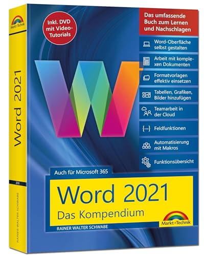 Beispielbild fr Word 2021 - Das umfassende Kompendium fr Einsteiger und Fortgeschrittene. Komplett in Farbe zum Verkauf von Blackwell's