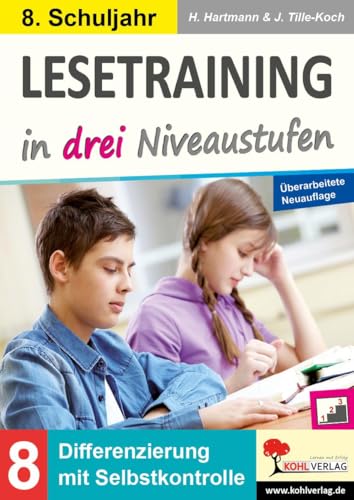 Beispielbild fr Lesetraining in drei Niveaustufen / Klasse 8: Differenzierung mit Selbstkontrolle (8. Schuljahr) zum Verkauf von Revaluation Books