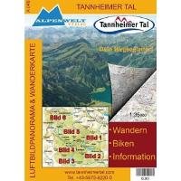 9783990170496: Tannheimer Tal 1 : 35 000 Luftbildpanorama & Wanderkarte: Wandern, Biken, Information