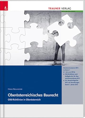 Beispielbild fr Obersterreichisches Baurecht: OIB-Richtlinien in Obersterreich zum Verkauf von medimops