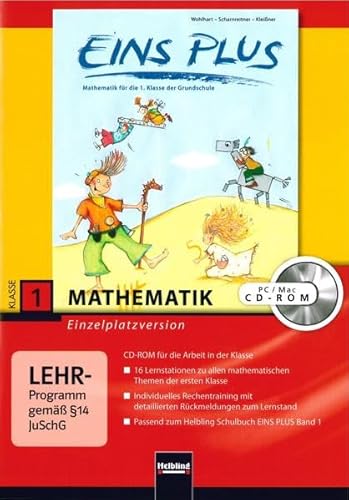 Stock image for EINS PLUS 1. Ausgabe D. Lernsoftware fr die Klasse: Einzelplatzversion. Klasse 1 (EINS PLUS (D)) for sale by medimops