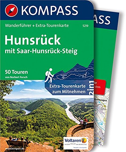 Beispielbild fr Hunsrck mit Saar-Hunsrck-Steig: Wanderfhrer mit Extra Tourenkarte zum Mitnehmen. (KOMPASS-Wanderfhrer) zum Verkauf von medimops