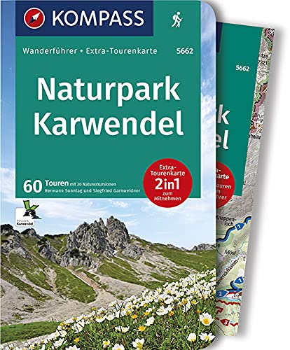 Beispielbild fr KOMPASS Wanderfhrer Naturpark Karwendel: Wanderfhrer mit Extra-Tourenkarte 1:35.000, 60 Touren, GPX-Daten zum Download. zum Verkauf von medimops
