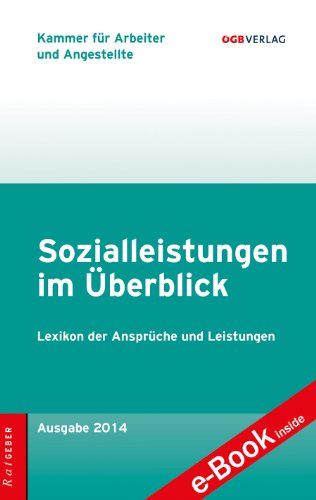 Stock image for Sozialleistungen im berblick: Lexikon der Ansprche und Leistungen for sale by medimops