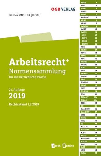 Stock image for Arbeitsrecht+: Normensammlung fr die betriebliche Praxis 2019 (Gesetze und Kommentare) for sale by Buchmarie