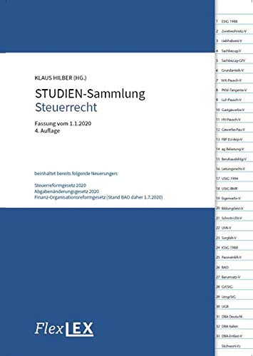 Stock image for STUDIEN-Sammlung Steuerrecht: Fassung vom 1.1.2020 for sale by medimops