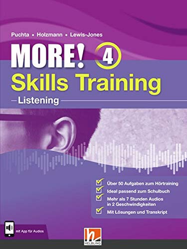 Stock image for MORE! 4 Skills Training - Listening: mit App fr Audios (Helbling Languages) for sale by medimops