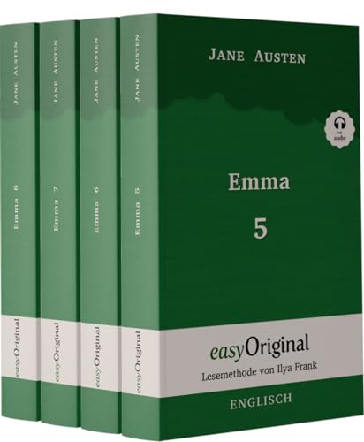 Beispielbild fr Emma - Teile 5-8 (Buch + 4 MP3 Audio-CDs) - Lesemethode von Ilya Frank - Zweisprachige Ausgabe Englisch-Deutsch zum Verkauf von Blackwell's