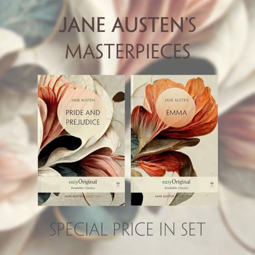 Stock image for Jane Austen's Masterpieces (with 4 MP3 Audio-CDs) - Readable Classics - Unabridged english edition with improved readability for sale by PBShop.store US