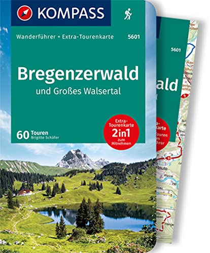 Beispielbild fr KOMPASS Wanderfhrer Bregenzerwald und Groes Walsertal: Wanderfhrer mit Extra-Tourenkarte 1:40.000, 60 Touren, GPX-Daten zum Download zum Verkauf von medimops