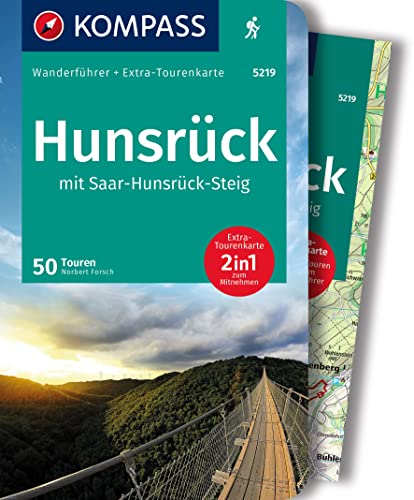 Beispielbild fr KOMPASS Wanderfhrer Hunsrck mit Saar-Hunsrck-Steig, 50 Touren mit Extra-Tourenkarte zum Verkauf von Blackwell's