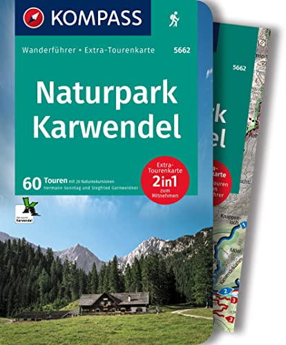 Beispielbild fr KOMPASS Wanderfhrer 5662 Naturpark Karwendel, 60 Touren: mit Extra-Tourenkarte Mastab, GPX-Daten zum Download zum Verkauf von medimops
