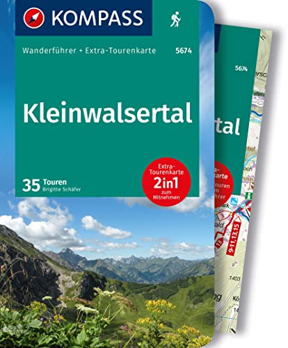 Beispielbild fr KOMPASS Wanderfhrer Kleinwalsertal, 35 Touren mit Extra-Tourenkarte zum Verkauf von Blackwell's