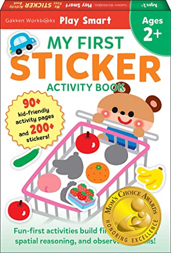 9784056212273: My First Sticker Activity Book Ages 2+: Preschool Activity Workbook With 200+ Stickers for Children With Small Hands Ages 2, 3, 4: Fine Motor Skills