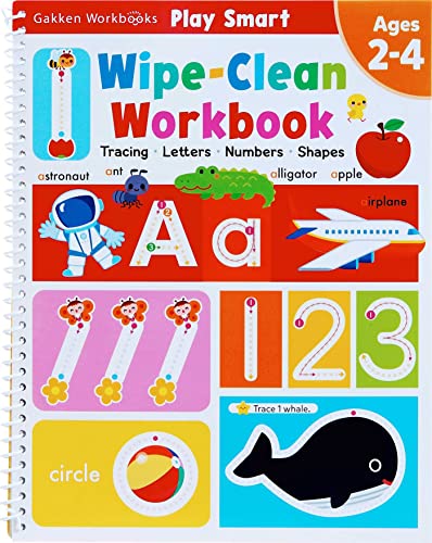 9784056212327: Play Smart Wipe-Clean Workbook, Ages 2-4: Dry Erase Handwriting Practice: Preschool Activity Book