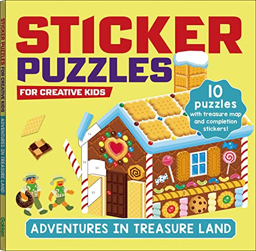 Beispielbild fr Sticker Puzzles; Adventures in Treasureland: For Creative Kids zum Verkauf von ThriftBooks-Dallas