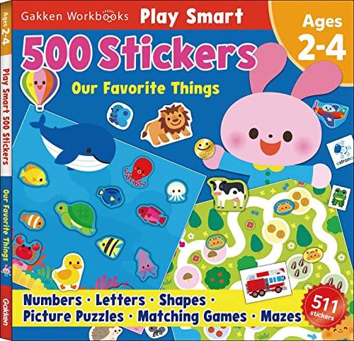 Beispielbild fr Play Smart 500 Stickers Our Favorite Things (Paperback) zum Verkauf von Grand Eagle Retail